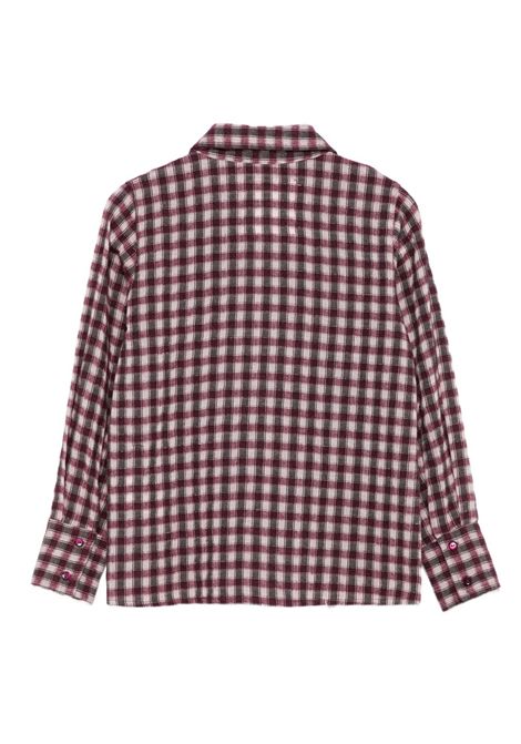 Camicia a quadri Lù-Lù BY MISS GRANT | LL3935BORDEAUX